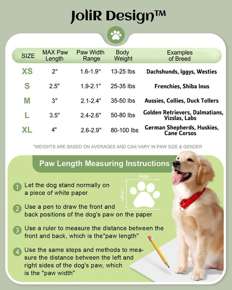 Dog Shoes for Hot Pavement - Dog Shoe for Small & Medium & Large Dogs, Dog Boots Paw Protectors, Easy on & Off, Non-Slip, Waterproof, Easy-Clean Dog Booties for Beach and Snow Protective Gear